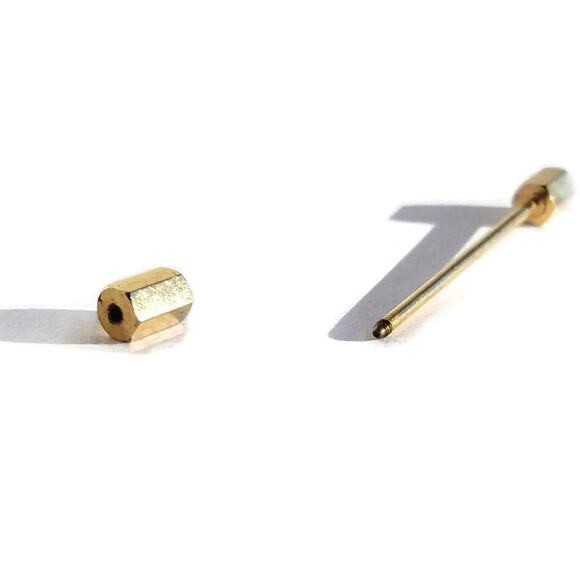 Vintage Gold Tie Clip, Unique Tie Bar for Men - Picture 2 of 8